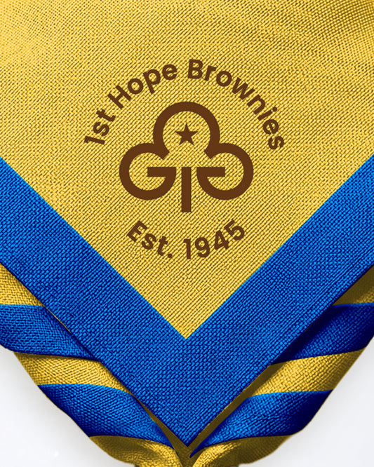 1st Hope Brownies zoom necker