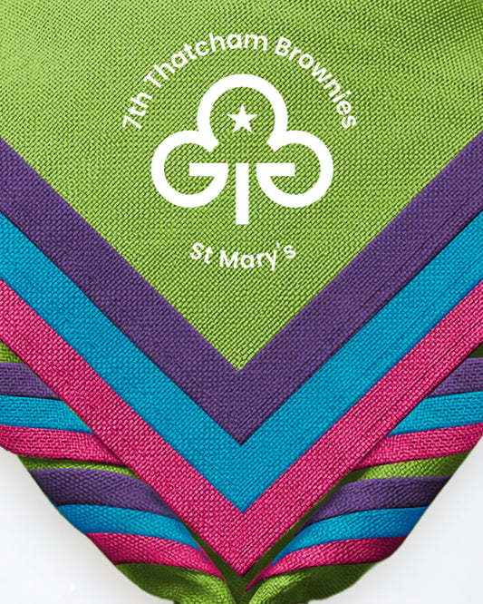 7th Thatcham Brownies zoom necker