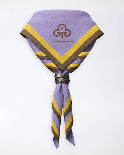 32nd Newcastle Brownies - Lavender full necker