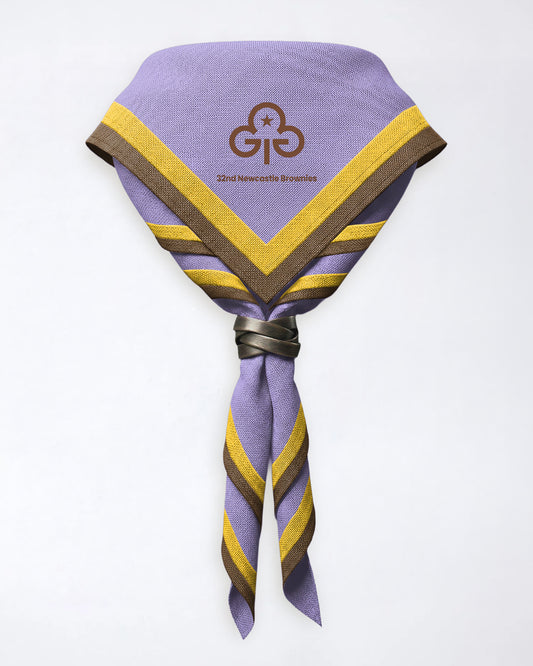 32nd Newcastle Brownies - Lavender full necker