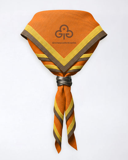 32nd Newcastle Brownies - Bright Orange full necker