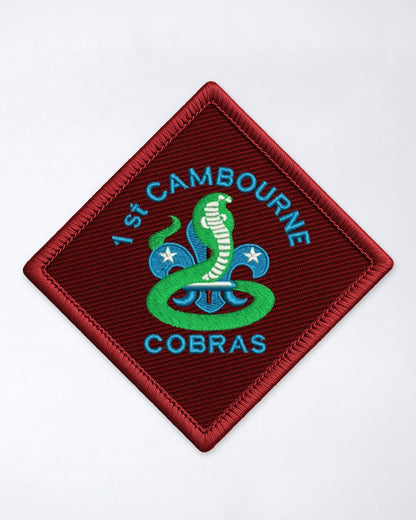 1st Cambournes Badges Embroidered 38mm x 38mm