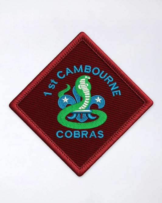 1st Cambournes Badges Embroidered 38mm x 38mm