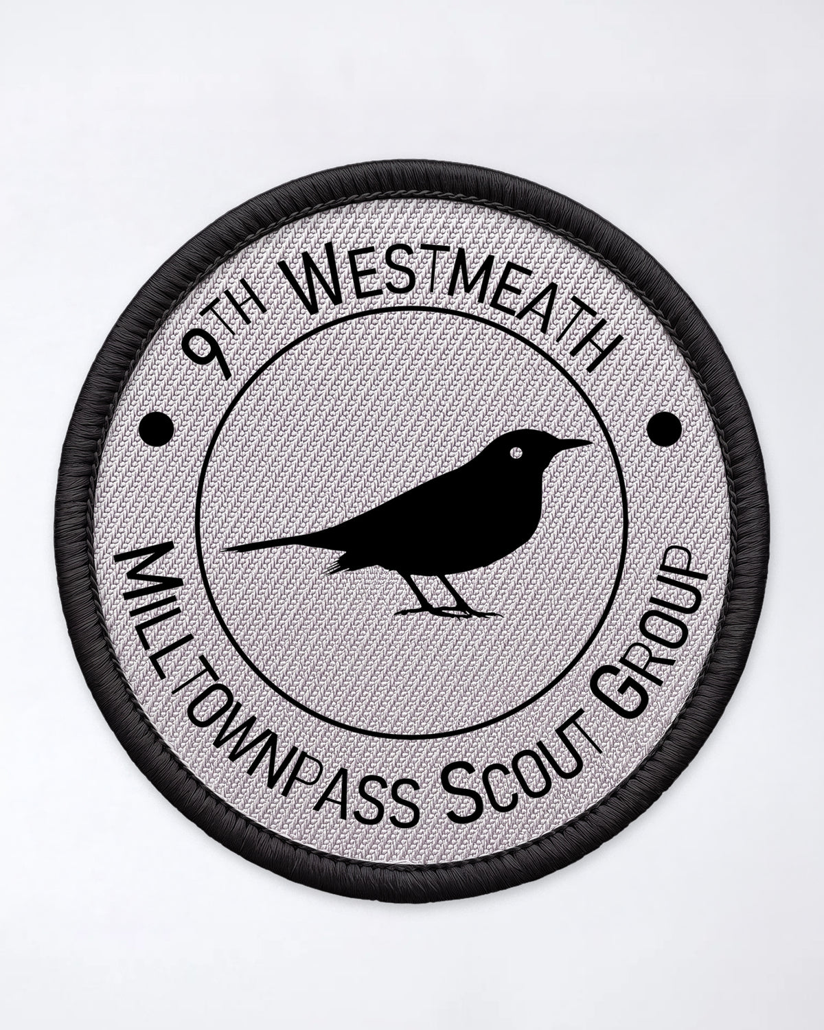 9th Westmeath Woven Badge 50mm