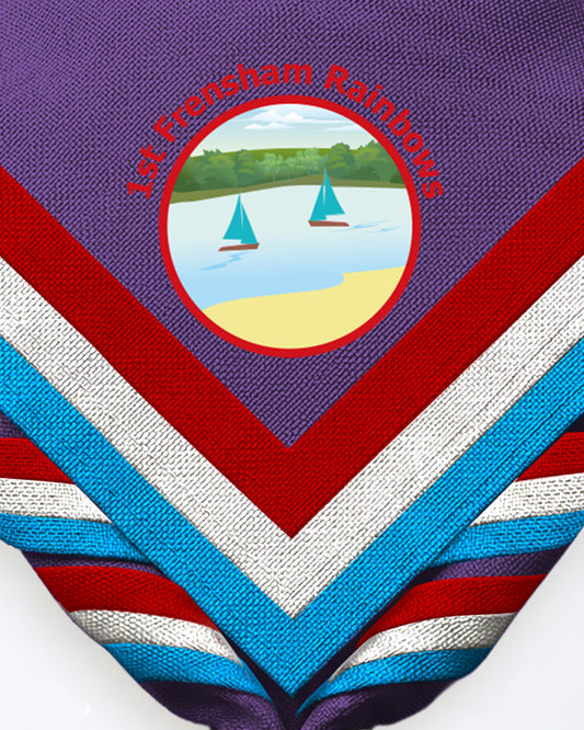 1st Frensham Rainbows zoom necker