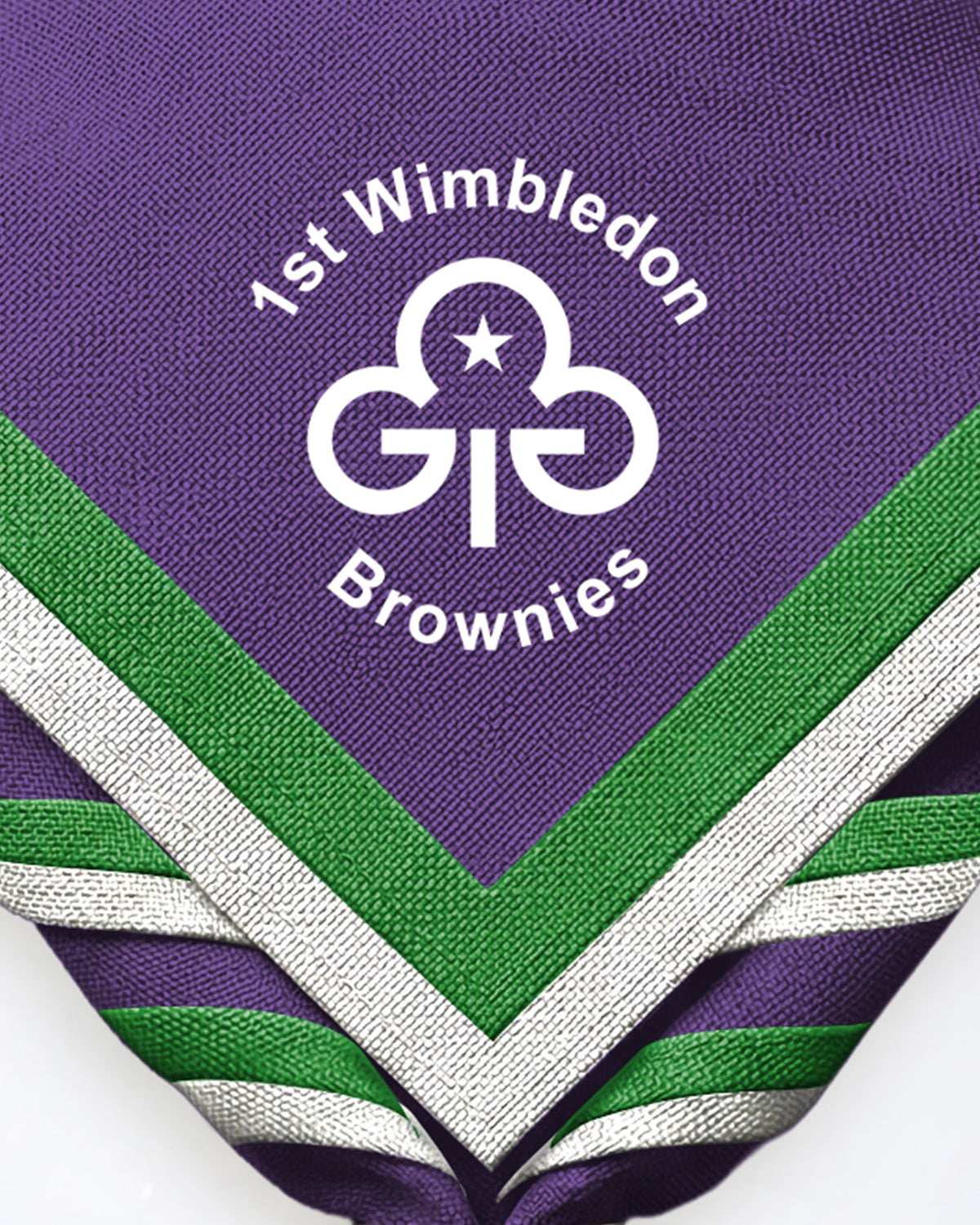 1st Wimbledon Brownies zoom necker