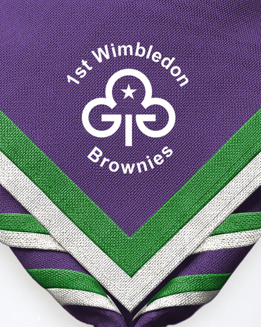 1st Wimbledon Brownies zoom necker
