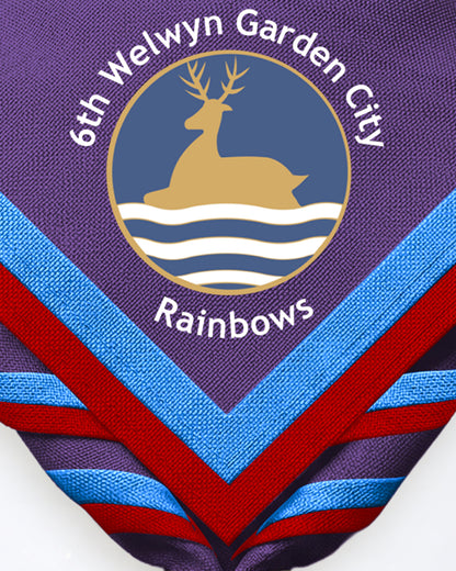 6th Welwyn Garden City Rainbows zoom necker