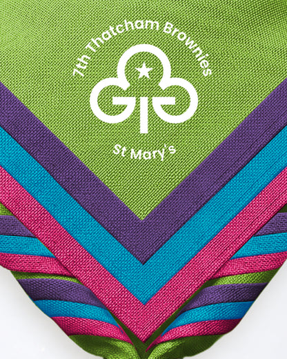 7th Thatcham Brownies zoom necker