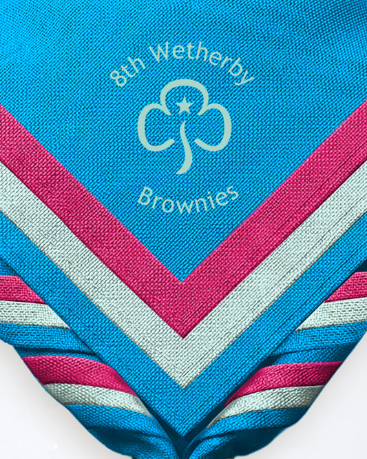 8th Wetherby Brownies zoom necker