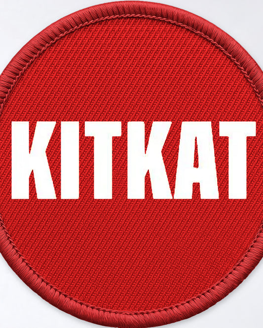 KitKat Badge Woven 75mm
